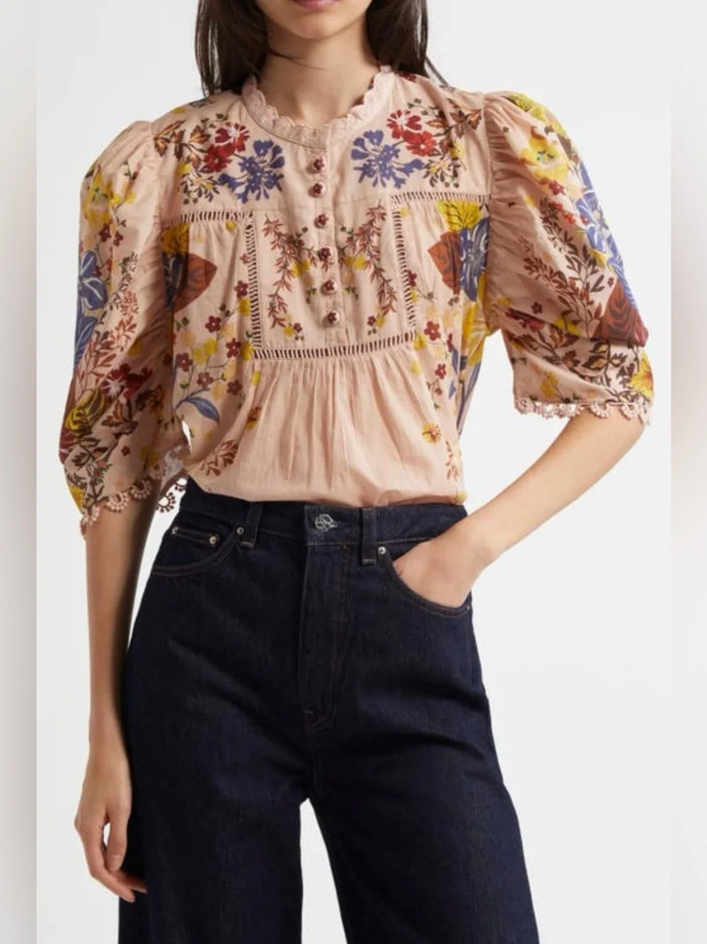 FARM Rio beige blouse